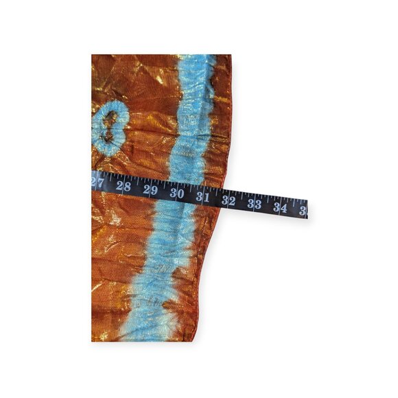 Elegant Collections Beautiful Made in India Square Colorful Scarf 32" x 32" - Picture 8 of 10